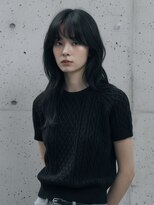 エイチ ウルフカット 大阪梅田(811) レイヤーボブヘアカラーバレイヤージュ50代くるみちゃんヘア