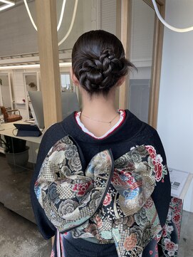 ノード(NODO) 振袖ヘアアレンジ