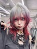 【矢島タツキ指名限定】ウルフカット＋2回ブリーチカラー（デザインも可）