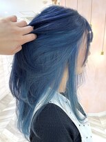 クラッチ 名古屋(CLUTCH) ブルー×水色_ブリーチカラー_デザインカラー