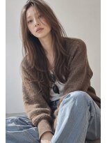サンク(thank)&nbsp;大人のロング・マロンベージュロングレイヤー