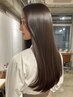 【集中補修ケア】カット＋髪質改善カラー＋トリートメント+炭酸泉