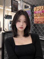 リリー シンジュク(Lilly)&nbsp;【Lilly新宿】#ふんわりミディアム#10代20代30代#黒髪スタイル