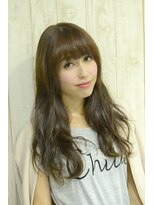 ヘアールーム プリズム(Hair room Prism) 艶カラー ゆるめウェーブ