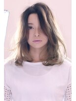 ナンバースリー 溝の口店(Number Three)&nbsp;外国人風グラデーションミディ【N°３ hair lounge  溝の口店】