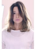 外国人風グラデーションミディ【N°3 hair lounge 溝の口店】