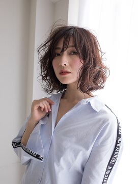 ヘアアンドエステ ヒロイン 西麻布本店(Hair&Esthe HIROIN) ウェットボブ『山村雄貴』