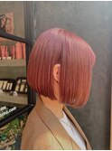 Cherrypink×首が綺麗に見える前下がりボブ♪