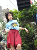 カジュアル系×ウェーブウルフ