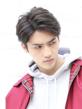 リット×ベリエ(Lit.×belier) ツーブロック/センターパート/ビジネスショート[薩摩川内]