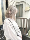 シャドールーツ　バレイヤージュ　柔らかいミルクティーカラー♪