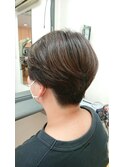 個性派刈り上げショートボブ　夏ver