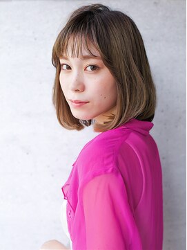 ラミ(L'ami) ナチュラル可愛いBOB☆ アッシュブラウン
