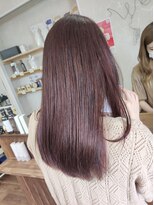 エルパライソ(Hair make Elparaiso)&nbsp;ピンクブラウン　ブリーチなし