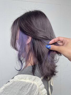 カリーナコークス 原宿 渋谷(Carina COKETH) イヤリングカラー/インナーカラー/ダブルカラー/ラベンダー