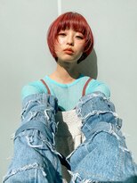 トレンチ(TRENCH) 《おつじ TRENCH》ショートボブ × ケアブリーチ