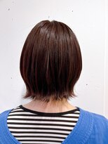 リッチアンドアンジー(RICCI&ANGIE)&nbsp;外はねボブ　大人可愛い　ミディアム　春カラー　ピンク