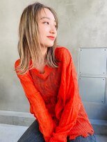 ケイト(kate) 【kate 大宮】ミルクティーベージュ×ワンカールミディ
