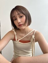 シエル 一社(cher)&nbsp;カジュアルモードストレートボブ。