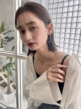 ミリア(MILIA) 大人可愛い小顔切りっぱなしボブ/20代30代40代シースルーバング