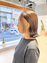 ファイブバイジエクト 堀江(FIVE by The Ect)&nbsp;外ハネボブ　インナーカラー