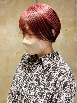 リブロ(liblo) ショートボブ × アンブレラカラー(ピンク)(2)【liblo】