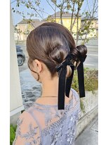 ヘアーデザイン フィール(HAIR DESIGN FeeL) リボンアレンジ