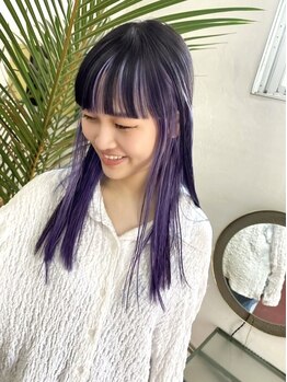 ペッシェ(pesce)の写真/ブリーチなしダブルカラーや透明感抜群のハイライトカラーで自分好みの理想のカラーに◎ブリーチなしカラー