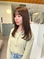 ローレンアオ(LOREN AO)&nbsp;ミルクティベージュオリーブダブルカラーラベンダー