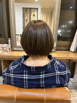 クラス リノ(CLASS lino) ショートボブ×ツヤ感アッシュ