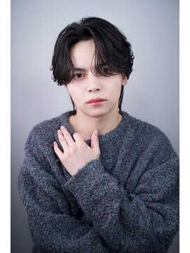 スキル 渋谷(SKILL) ニュアンスセンターパートメンズ
