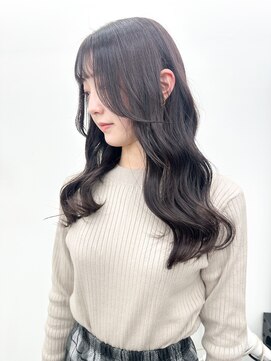 アンリ(Anli) 【Anli☆岩瀬萌】ラベンダーグレージュ ヨシンモリ 韓国ヘア