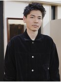 スパイキーショート/アップバング/ パーマショート