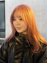 ガレージ バイ グリーン 原宿 表参道(Garage by green)&nbsp;【RIHO】ツヤ感ピンクカラー