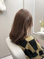 エスユーヘアスタジオ(Su hair studio)&nbsp;オリーブベージュ/マロンブラウン/透明感カラー/レイヤーカット