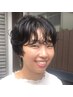【湊指名】カット＋前処理トリートメント付き潤艶ケアパーマ＋セットブロー
