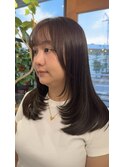 レイヤーカット/透明感カラー/顔周りレイヤー