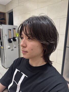 ピークアブー アヴェダ 池袋東武(PEEK-A-BOO AVEDA) ウルフボブスタイル前髪長め