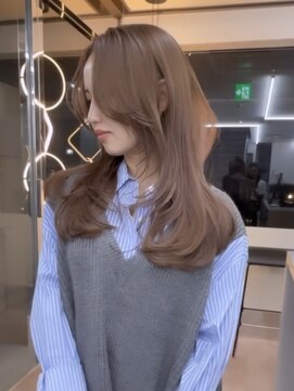 ラキング ギンザ トウキョウ(LAKING GINZA) くびれヘア/アプリコットオレンジ/夏/ハイライトカラー[銀座駅]