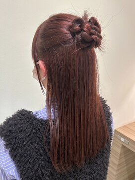 アッシュ 八王子店(Ash) チェリーブラウン/髪質改善カラー