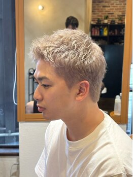 【徳島市/メンズ】幅広いカットスタイル～パーマスタイルまで対応可能◎初めてのパーマも是非お任せ下さい