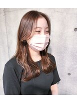 エンドット(en.)&nbsp;ロングレイヤー&顔周りカット　担当寺尾