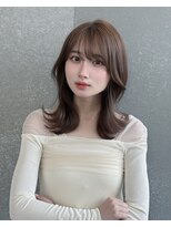 ロンドリゼル 札幌(Lond RiseL) チャコール/オリーブグレー/レイヤーカット小顔顔周り韓国札幌