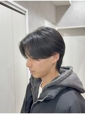 仙台メンズカットセンター分け/センターパート/ハンサムショート