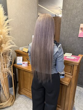 ブランカヘアー 西尾(BLANCA HAIR) ピンクミルクティーベージュ