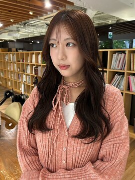 ケーツー心斎橋 クイーンズガーデン バイ ケーツー(K two QUEEN'S GARDEN by K two) レイヤーカット*ロングヘア*髪質改善トリートメント*顔周り