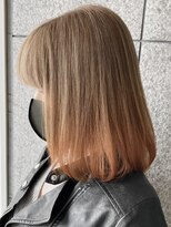 プリズム ヘアーデザイン みずほ台店 グラデーションカラー/ミルクティー/オレンジ/みずほ台/富士見市
