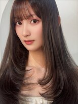 ボタン ハカタ(VOTAN hakata) ◎ 暗めカラー/前髪/顔まわりカット/ブラウンベージュ/博多 ◎