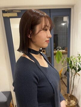 メルト 吉祥寺(melt) 切りっぱなしボブ透明感グレージュこなれ人気小顔20代顔周り