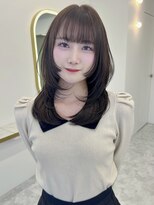 エトワール バイ ヴィンス(etoile by vince)&nbsp;ふわっとレイヤー/ココアラベンダーカラー